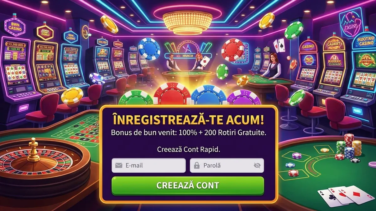 Înregistrare cu bonus